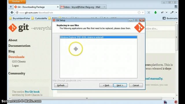 Installing Git for new Setup смотреть онлайн