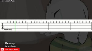 Undertale - Memory Guitar Tutorial