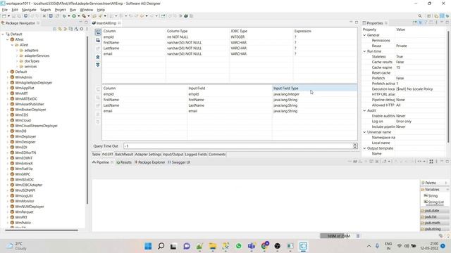 Batch Insert and Update SQL JDBC Adapter services in webmethods 10.11 | wmArt package services use смотреть онлайн