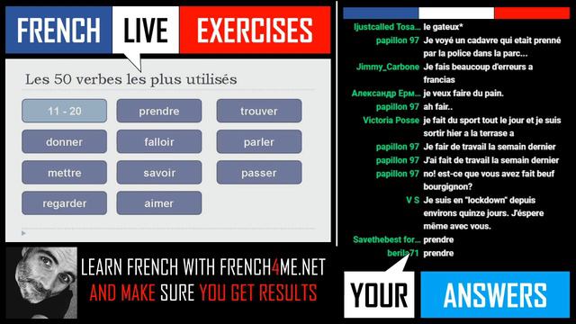 🔴 LIVE / THE FRENCH LIVE EXERCISES #03 смотреть онлайн
