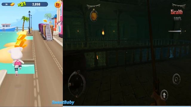 Talking Tom Gold Run Vs Stone Of Souls 2 Stone Parts смотреть онлайн