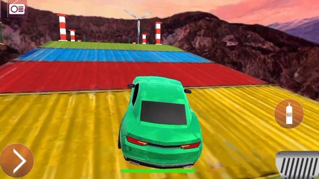 Mega Ramp Car Stunt - Ultimate Race Driving Simulator - Android GamePlay #1 смотреть онлайн