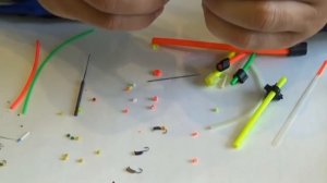 Безмотылка ! Оснащение безмотыльных мормышек. Креатив !!