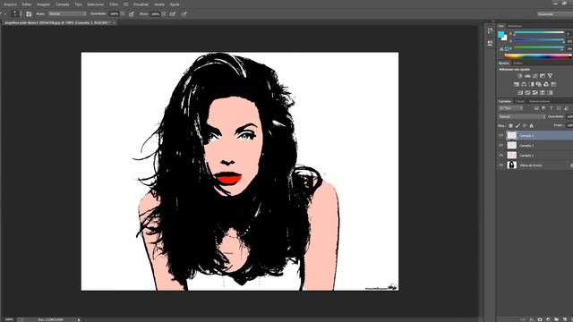 Tutorial Photoshop CC - Efeito Pop Art смотреть онлайн