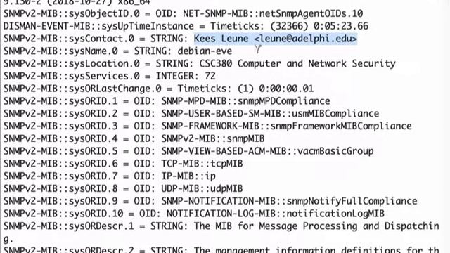 Demonstration of SNMP смотреть онлайн