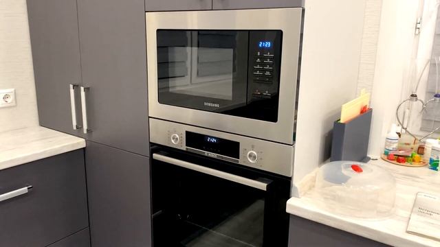 Духовка с микроволновкой в интерьере смотреть онлайн