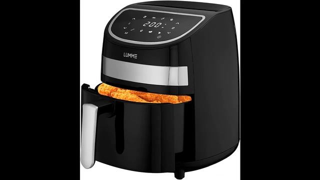 Lumme Air Fryer Digital 3.5L Touch Screen Air Fryer Oven w/Space Saving Flat Basket смотреть онлайн