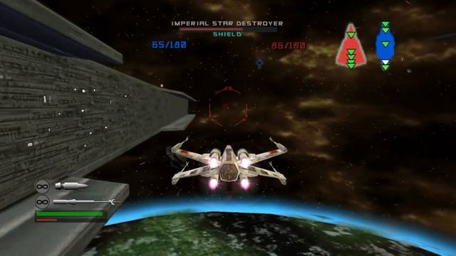 Star Wars Battlefront 2 - Galactic Conquest - Rebellion - Space Battle Above Naboo. смотреть онлайн