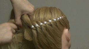 Коса из 4-х прядей. Плетение косы с лентой. 4 Strand Braid Hairstyle
