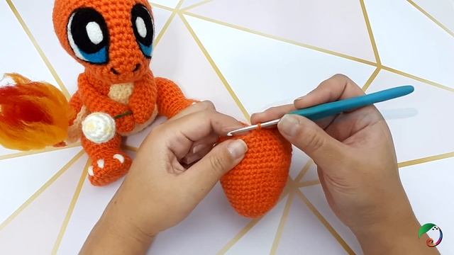 BABY CHARMANDER | Tutorial Amigurumi | Parte #1