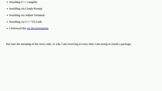 How do I fix subprocess:-exited-with-error whenever I pip install? смотреть онлайн