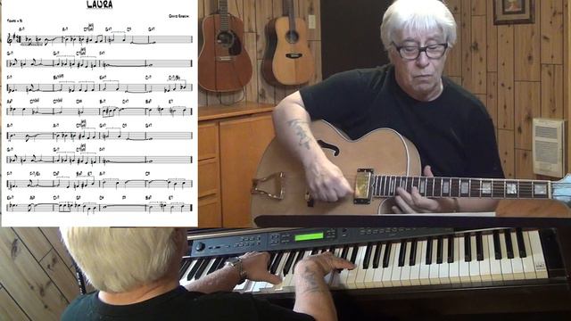 Laura (2) - Jazz guitar & piano cover ( David Raskin ) Yvan Jacques смотреть онлайн