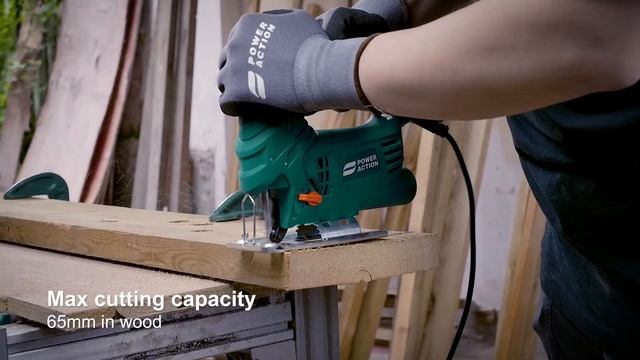 Power Action 800W Jig Saw JS800 65mm смотреть онлайн