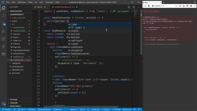 From useState to useReducer hook in React: Part 2 | React Hooks tutorial for Beginners смотреть онлайн