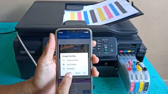 BROTHER MFC-J200 | PRINT From ANDROID PHONE | NOKOPrint APP