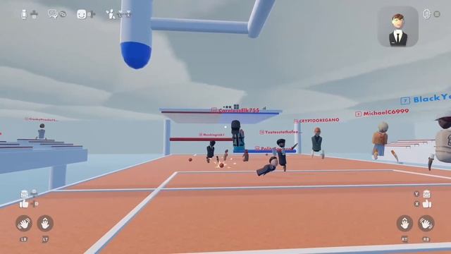 Rec Room Wipeout Dodgeball - WHY CAN’T WE GET BACK UP, I watched him get knocked off! смотреть онлайн