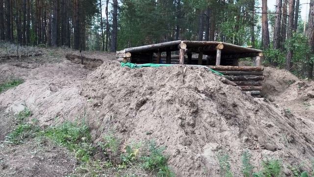 ДОМ под ЗЕМЛЕЙ уходит под землю | ПОДАРОК ЖЕНЬКУ | МЯСО на ПАЛКЕ смотреть онлайн