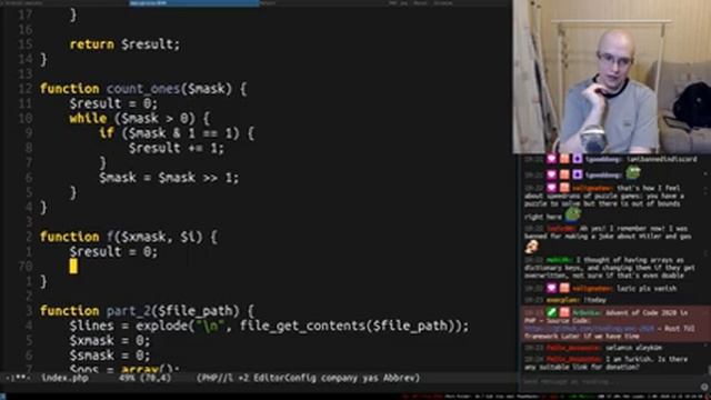 Advent of Code 2020 — Day 14 in PHP смотреть онлайн