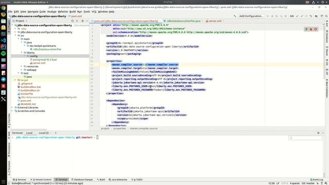 Configure a JDBC DataSource (PostgreSQL) for Open Liberty смотреть онлайн