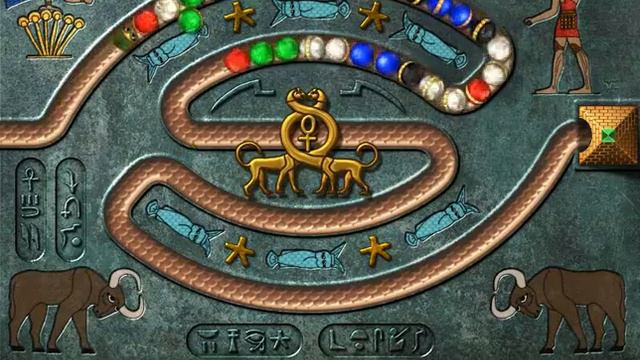 Марафон серии игр Luxor (#29) (Luxor Amun Rising) - Доставляющий труд вид уровня.
