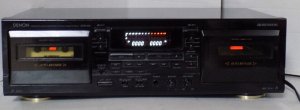 Двухкассетный магнитофон DENON DRW-585-произведён-в -Китае-Годы выпуска1998 - 2003