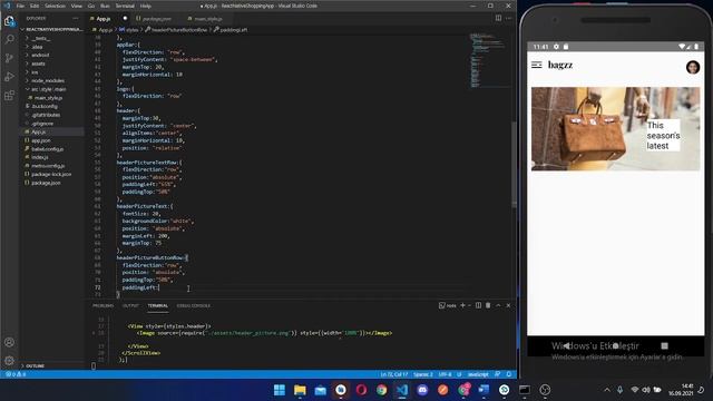 Build React Native React Native E-commerce UI смотреть онлайн