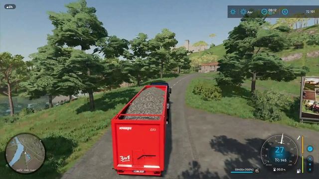 Farming Simulator 22 - Обзор мода китайского тягача LX HOWO D37B смотреть онлайн