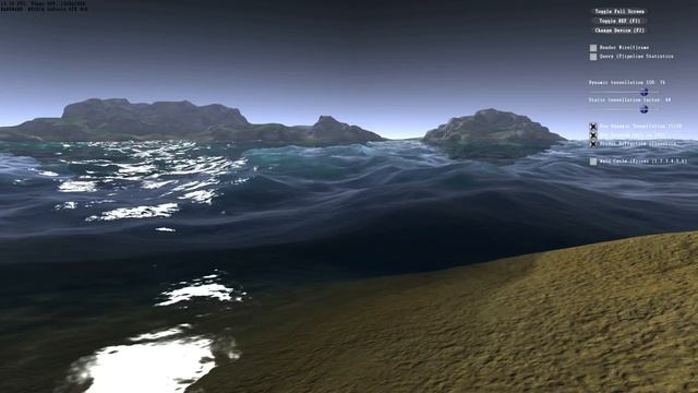 Nvidia Island / Water Demo GTX 460 смотреть онлайн