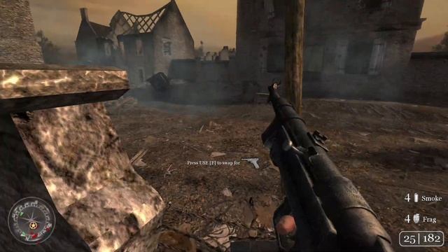 Call of Duty 2 - Mission 17 - The Battle for Caen: Prisoners of War (PC) 4K 60FPS смотреть онлайн