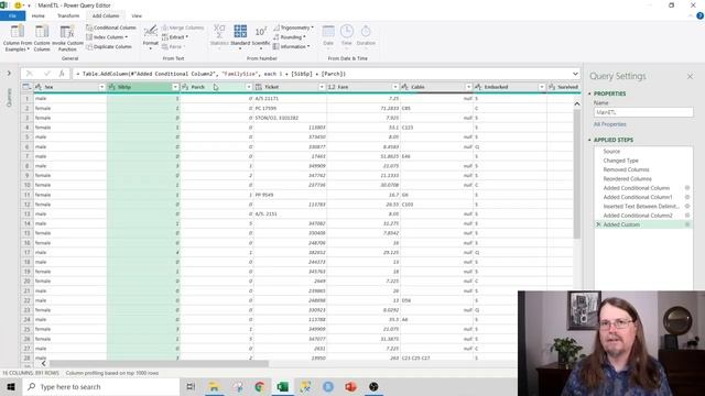 Excel Power Query Tutorial - Add Custom Column 1 смотреть онлайн