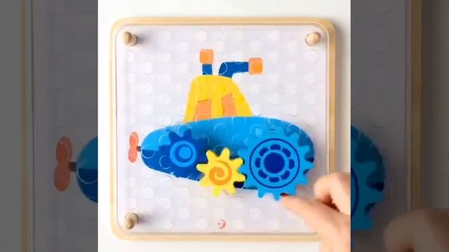 Мозаика-конструктор "Шустрые шестеренки" Classic World смотреть онлайн