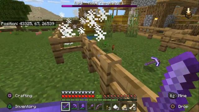 Minecraft Random Raid Mining Exploring Hardcore смотреть онлайн