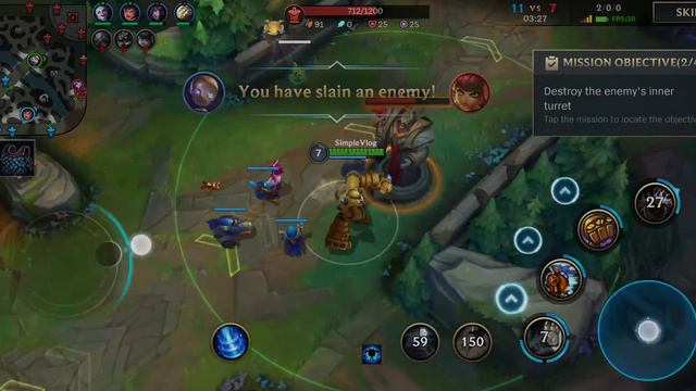 League of legends:Wild Rift Redmi Note 8 Pro With Low Graphics Blitzcrank GamePlay смотреть онлайн