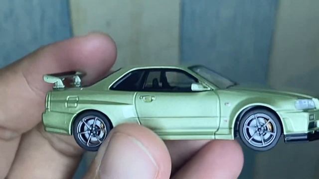Inno64 Nissan Skyline GT-R R34 V-Spec II Nur Millenium Jade смотреть онлайн