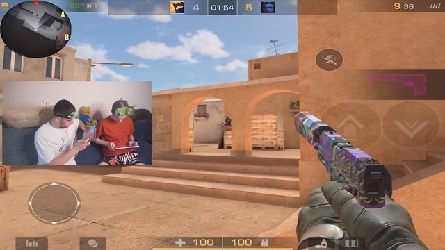 ДУЭЛЬ НА ПЛАНШЕТАХ! ANDROID VS IOS | АБОВЕН VS NAVI ТРЕНЕР STANDOFF 2 0.20.0 смотреть онлайн