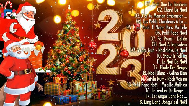 Musique De Noel En Francais 2023 - Compilation Des Plus Belles Chansons De Noël - Joyeux Noël 2023