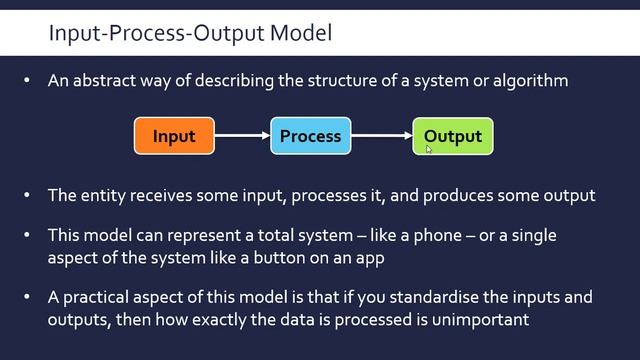 Input-Process-Output (IPO) Model смотреть онлайн
