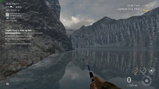 Fishing Planet | Trophy trout II: grub jig bait Alberta смотреть онлайн