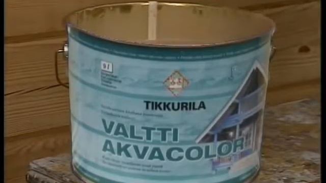 Защита деревянных фасадов антисептиком Tikkurila