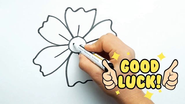 Draw a picture of a flower/сурет салу гул/Легкий рисунок цветок смотреть онлайн