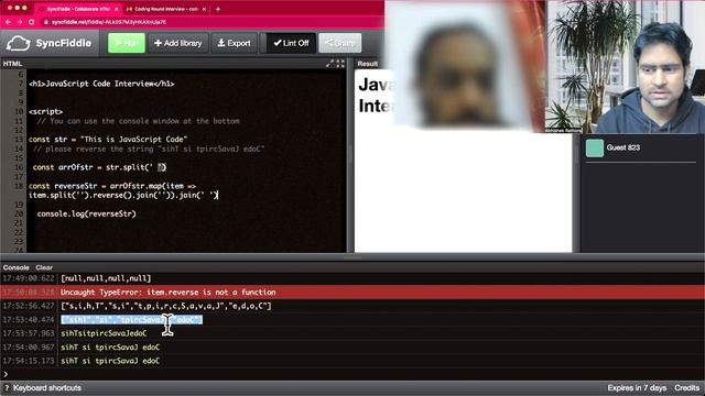 JavaScript Live Coding Interview (Mock) - Javascript interview questions #javascript #reactjs смотреть онлайн