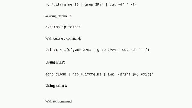 How can I get my external IP address in a shell script? смотреть онлайн