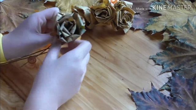 Розочки из КЛЕНОВЫХ листьев??? смотреть онлайн