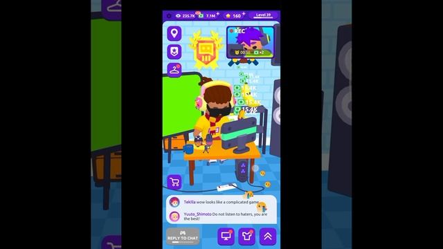 #Part 9 Idle Streamer - Tuber game. Get followers tycoon (Android - iOS) смотреть онлайн