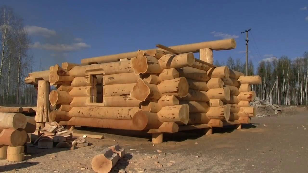 Дома и бани из рубленного бревна в Сибири смотреть онлайн