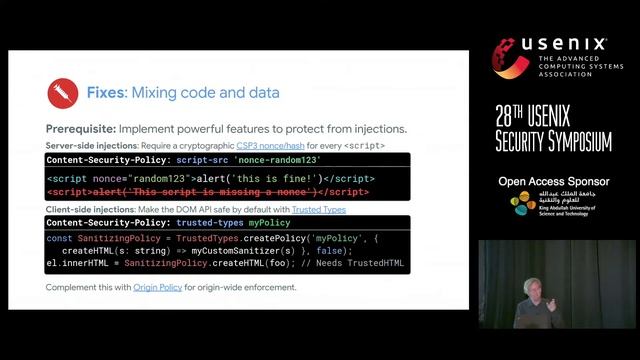 USENIX Security '19 - Baby Steps towards the Precipice: How the Web Became a Scary смотреть онлайн