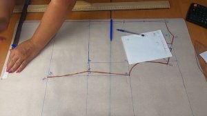 Чертеж - основа плечевого изделия для больших размеров. Способ, которым я постоянно пользуюсь.mp4