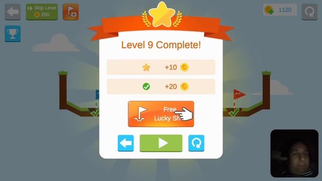 Happy Shots Gameplay - COOL GOLF GAME! смотреть онлайн
