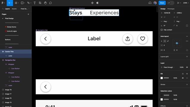 How to Create a Navigation Bar in a Design System - Figma Tutorial смотреть онлайн