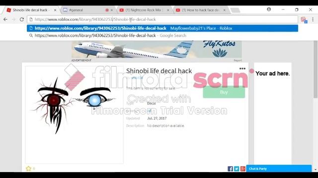 Roblox Shinobi life how to get a custom Face decal смотреть онлайн